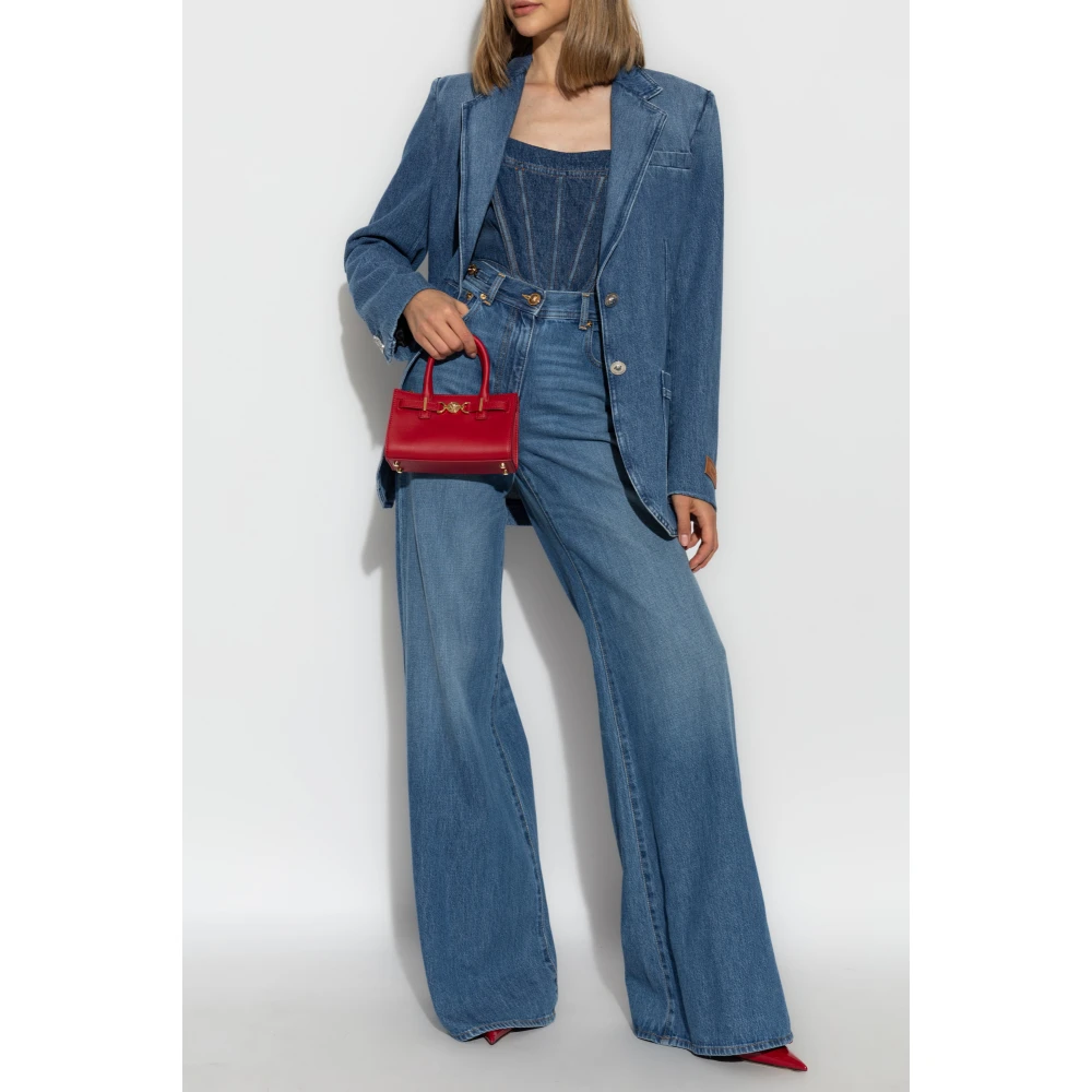Versace Denim blazer Blue Dames