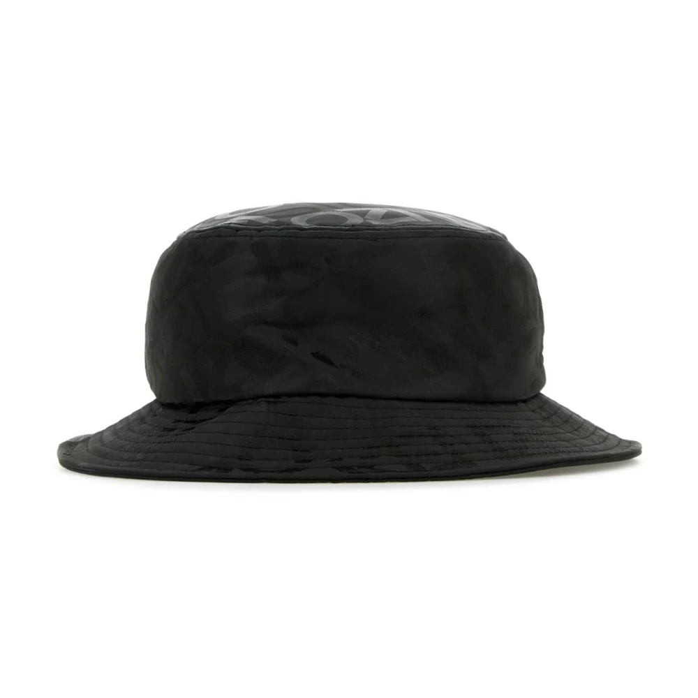 Kenzo Stijlvolle Zwarte Polyester Bucket Hoed Black Unisex