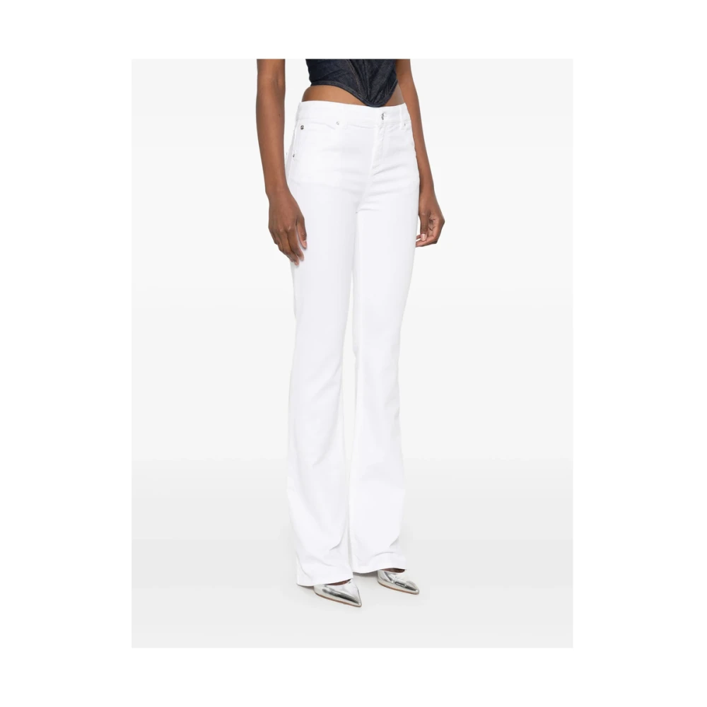 Blumarine Witte Klassieke Vijf-Pocket Jeans White Dames