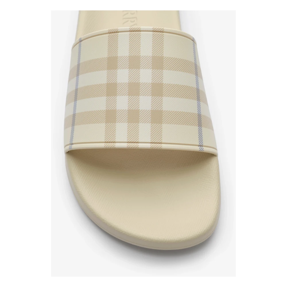 Burberry Slides met ruitpatroon