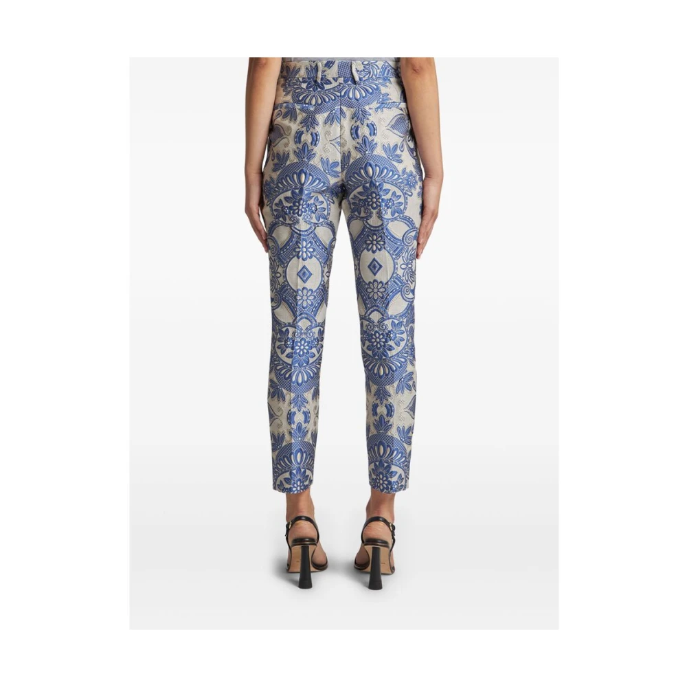 ETRO Donkerblauwe Korte Broek Blue Dames