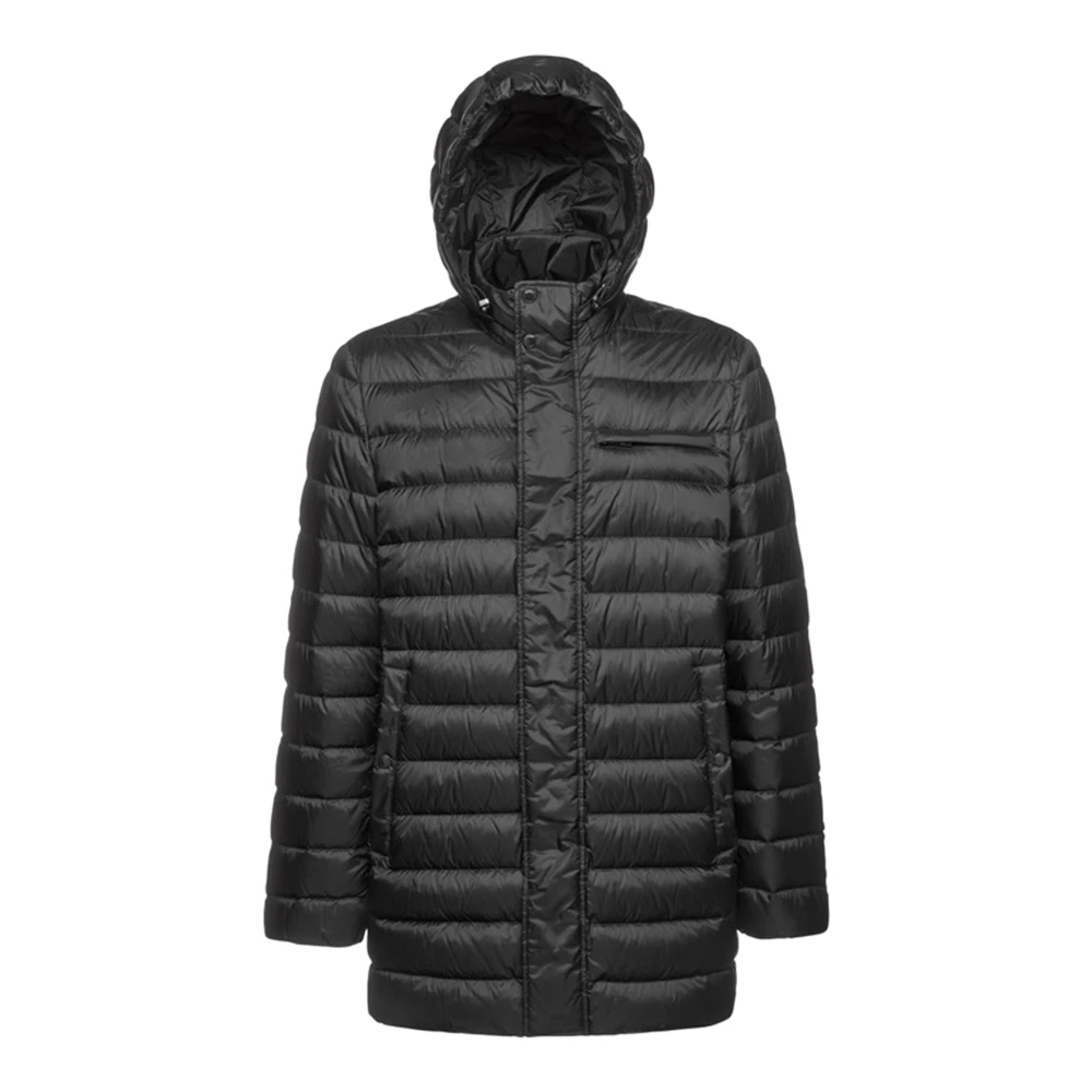 Geox Hombre Negro Abrigos, Talla: Xl