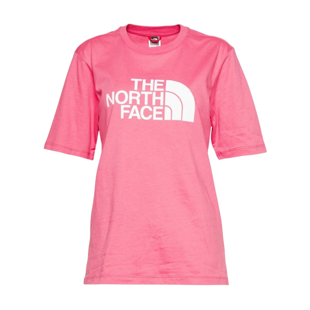 The North Face Relaxed Fit Crew Neck Tee Pink Dames