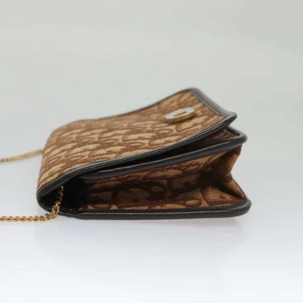 Dior Vintage Pre-owned Canvas dior-bags Brown Dames