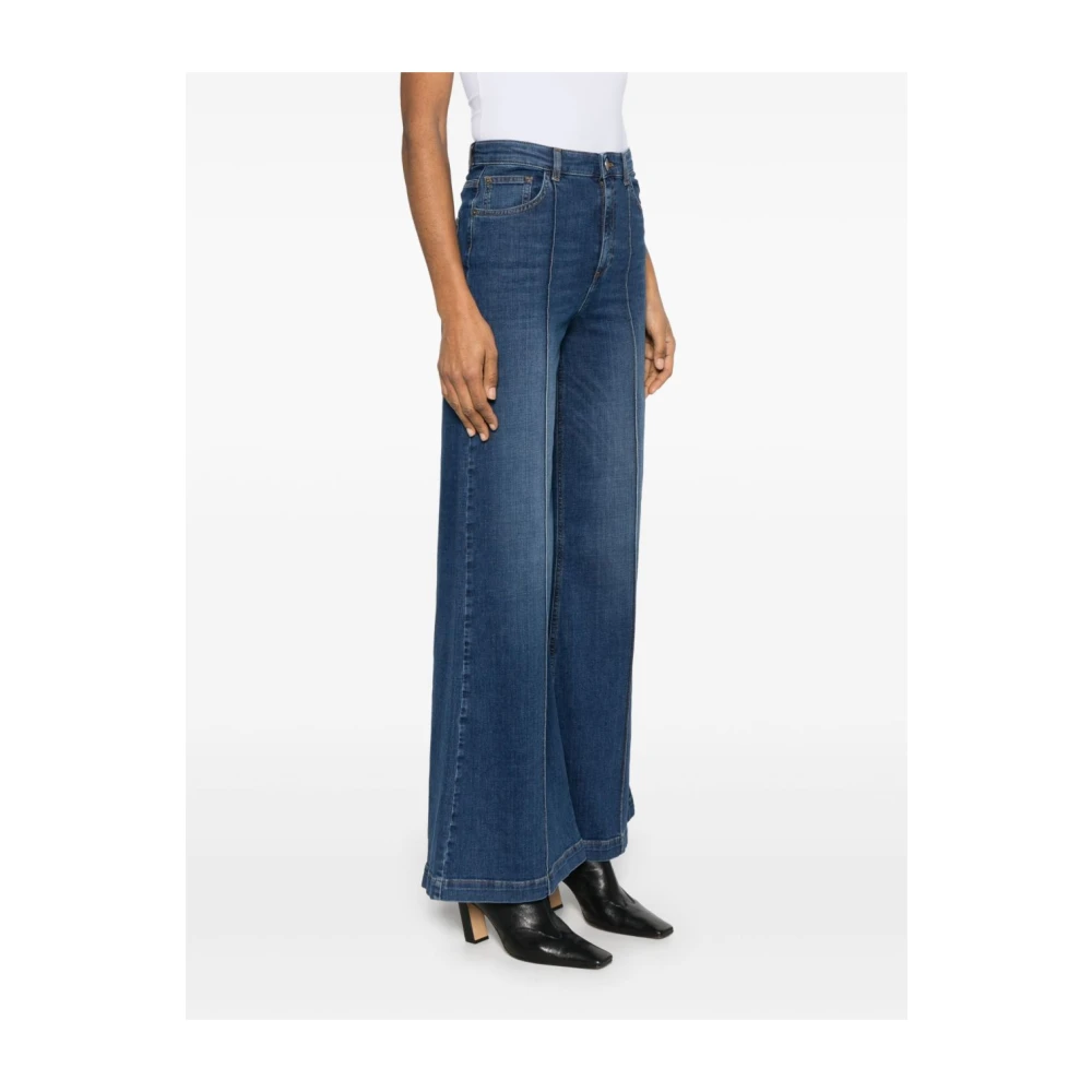 Twinset Stijlvol Denim Set Blue Dames