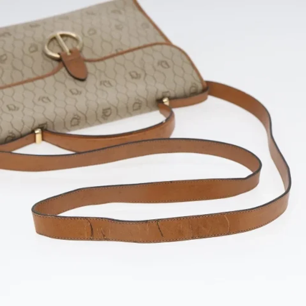 Dior Vintage Pre-owned Canvas dior-bags Beige Dames