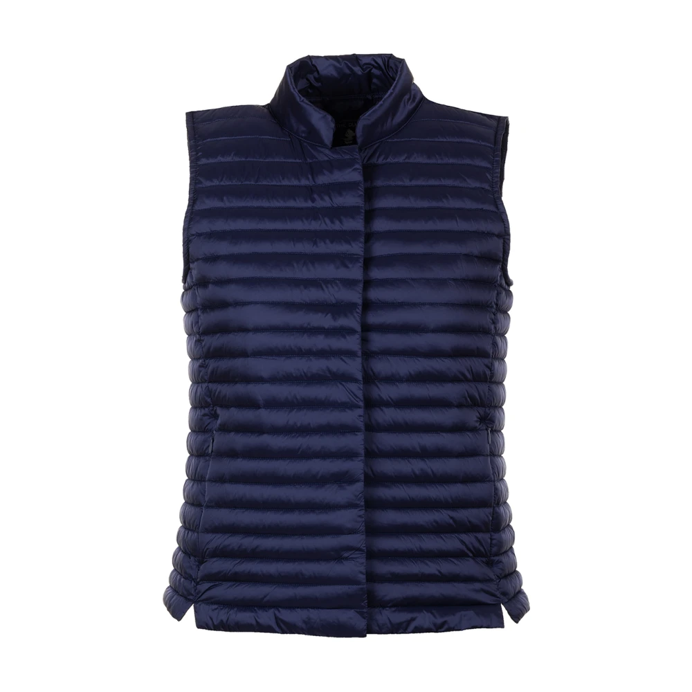 Save The Duck Blauwe Gewatteerde Aria Gilet Jas Blue Dames