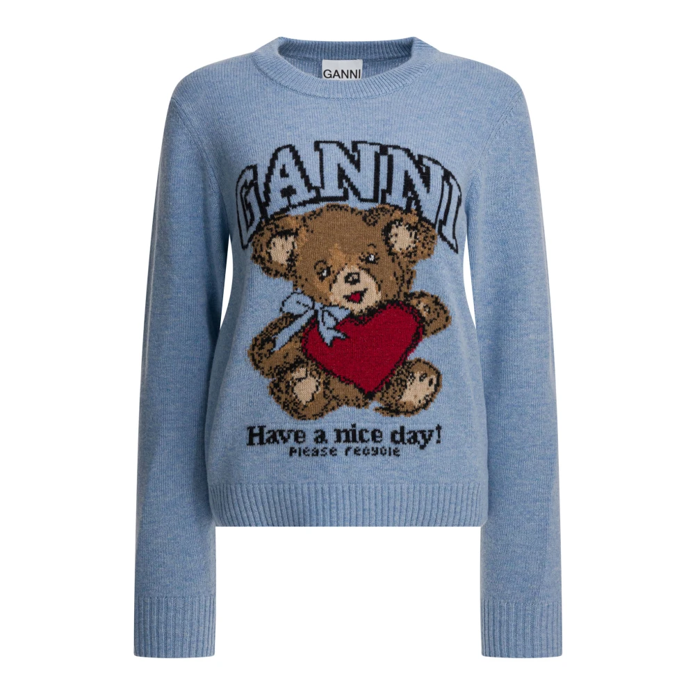 Ganni Women's Graphic Wool Jumper