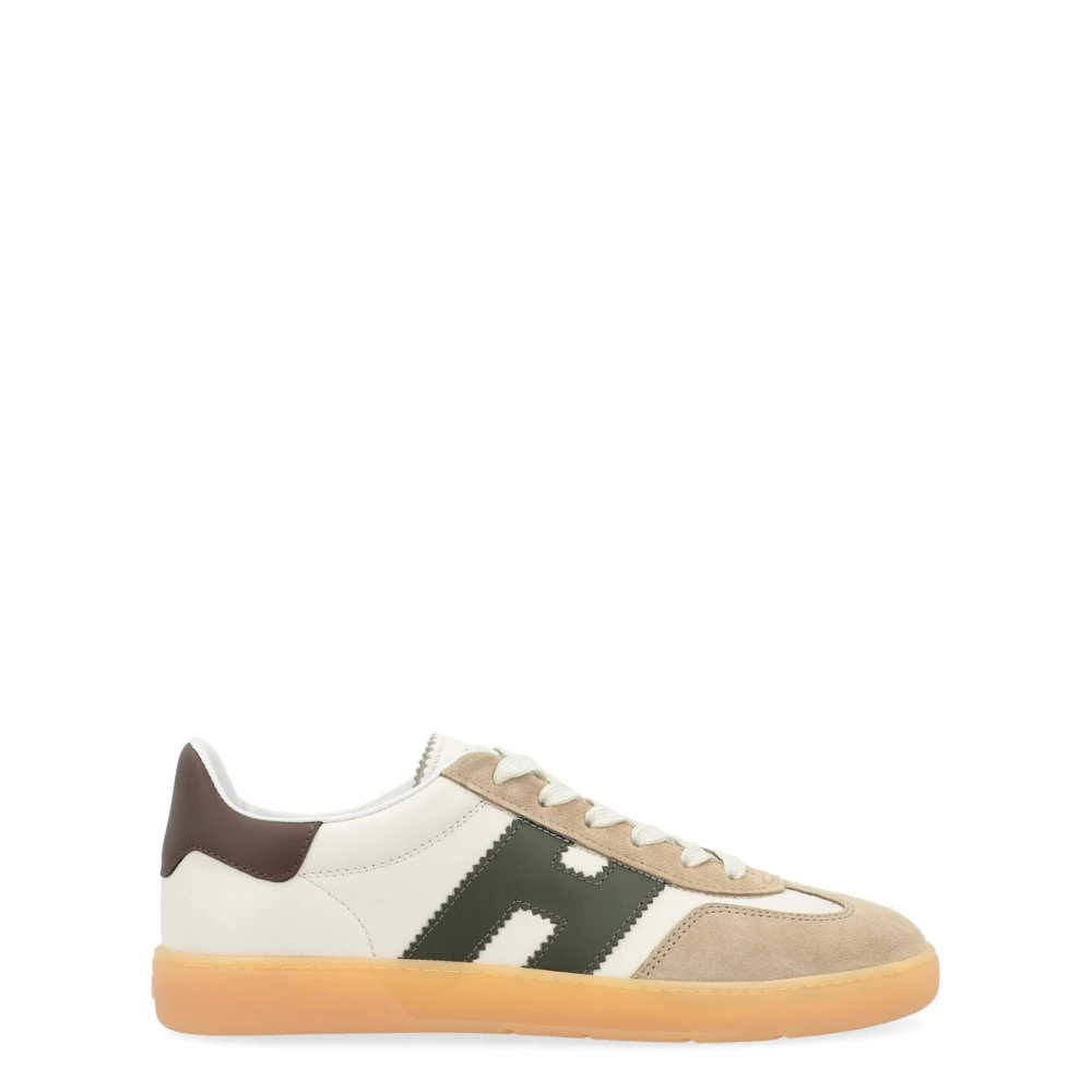 Hogan Ivory Suede Sneaker Cool Model Heren Schoenen Veelkleurig Multicolor