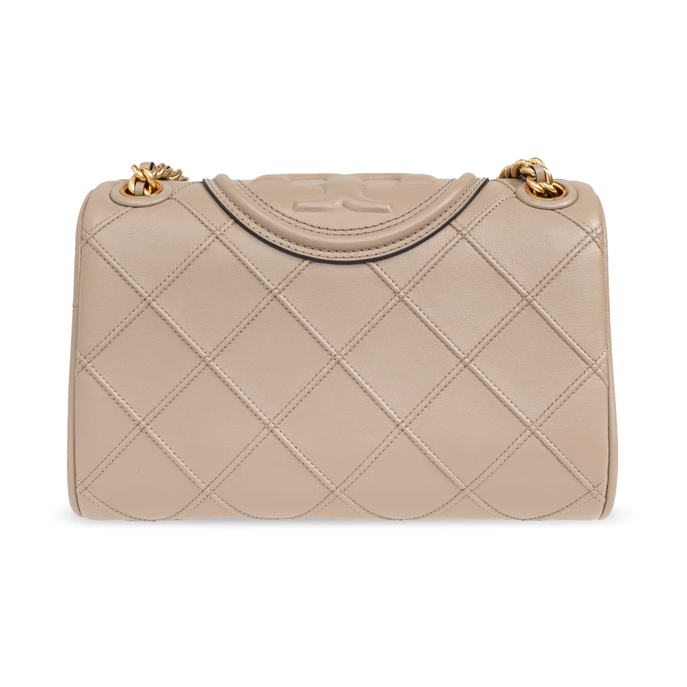 TORY BURCH Zachte kleine schoudertas Beige Dames