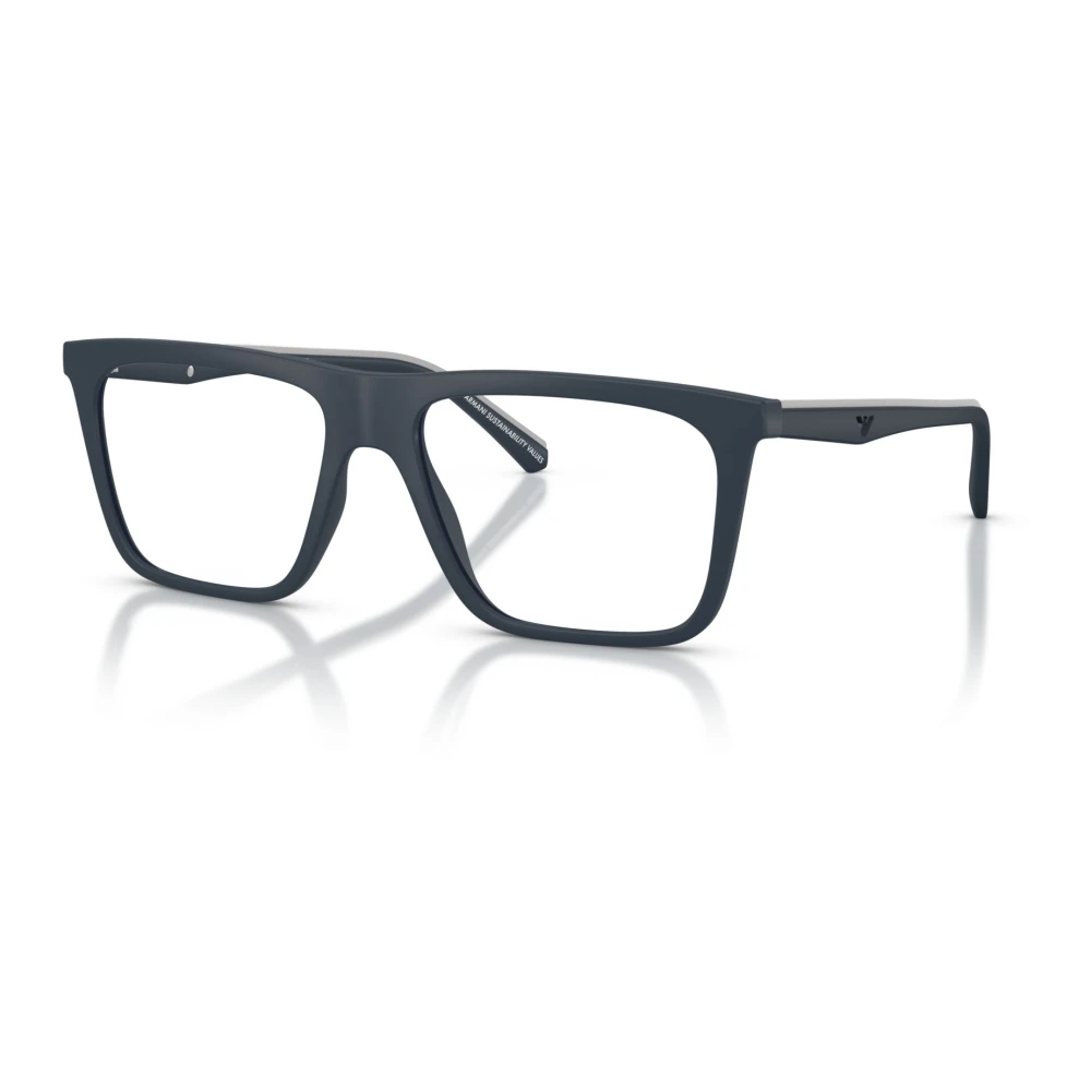 Emporio Armani Glasses, Male, 56 Mm, Square Sunglasses Blue