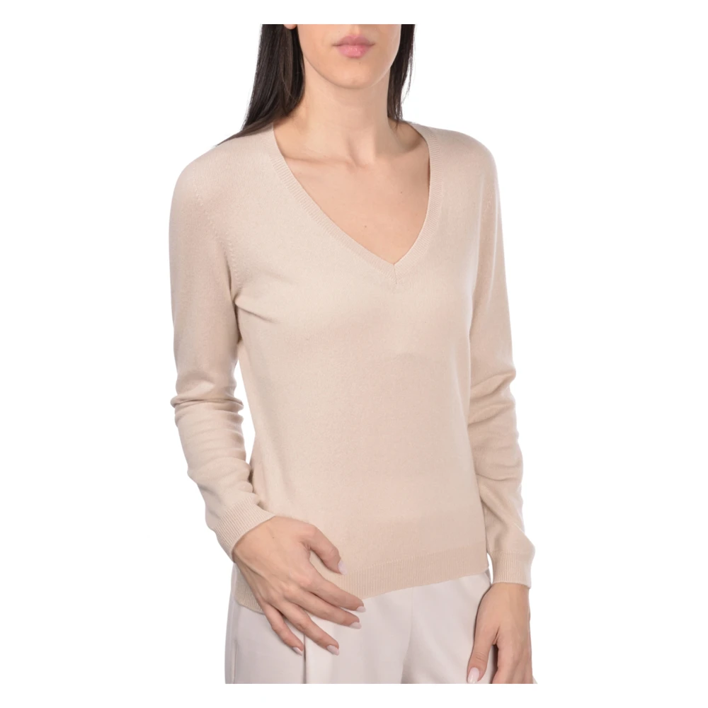 Gran Sasso Stijlvolle Pullover Sweater Beige Dames