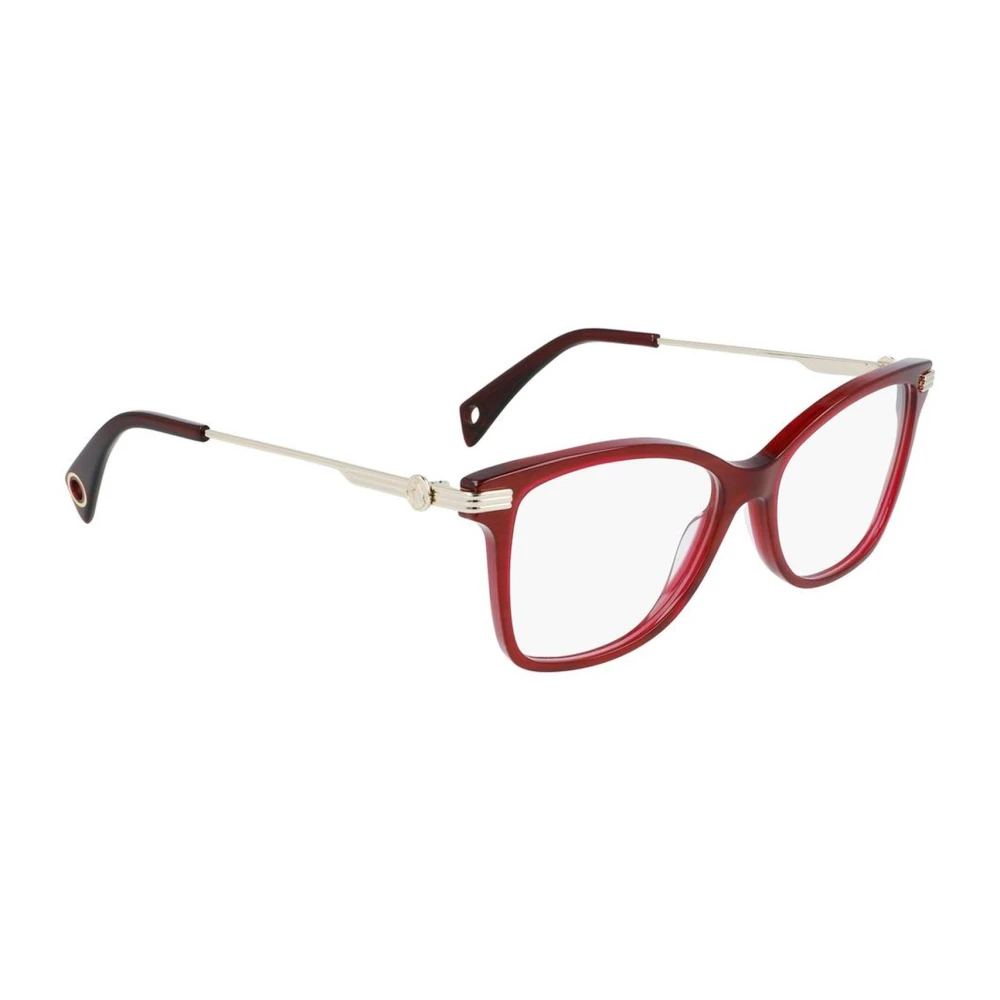 Lanvin Rode Acetaat Frame Bril voor vrouwen Red Dames