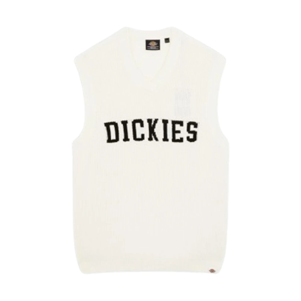 Dickies Melvern Gebreid Vest (Wolk) White Heren