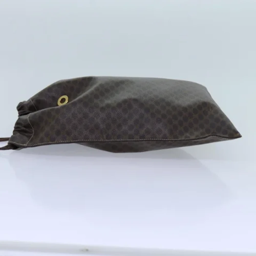 Celine Vintage Pre-owned Canvas clutches Brown Dames