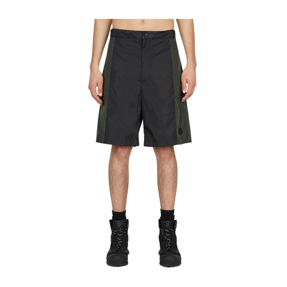 Moncler , Casual Shorts, Male, Black, M, Protective Heritage Shorts