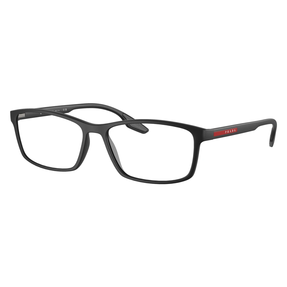 Prada , Glasses, Unisex, Black, 56 Mm, Lifestyle Rectangular Frame