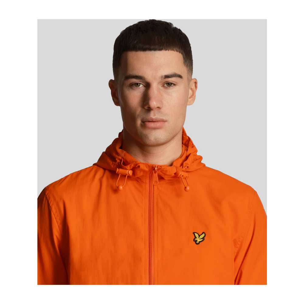 Lyle & Scott Capuchon Zip Jas Orange Heren