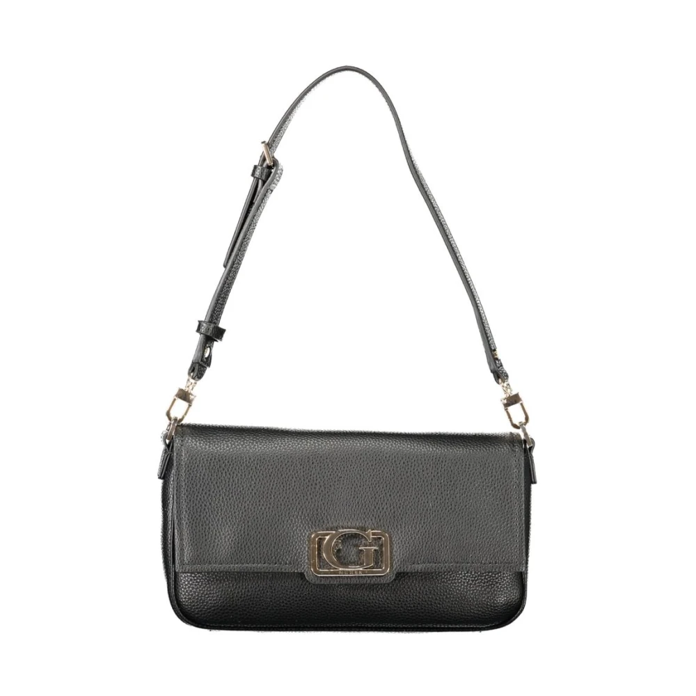 Guess Women's Black Shoulder Bags, One Size, Polyethylene Handbag