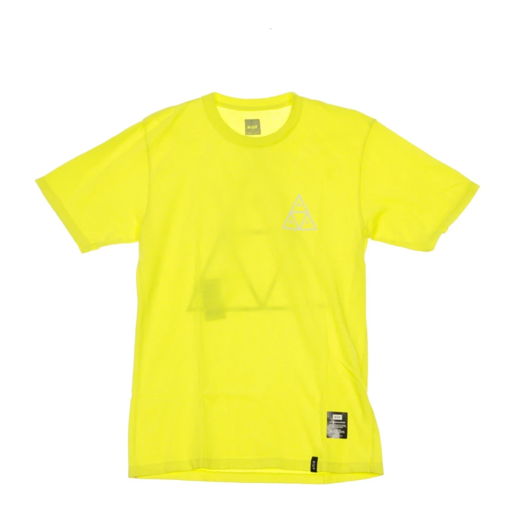 HUF Aurora Yellow T-Shirt Essentials Yellow Heren