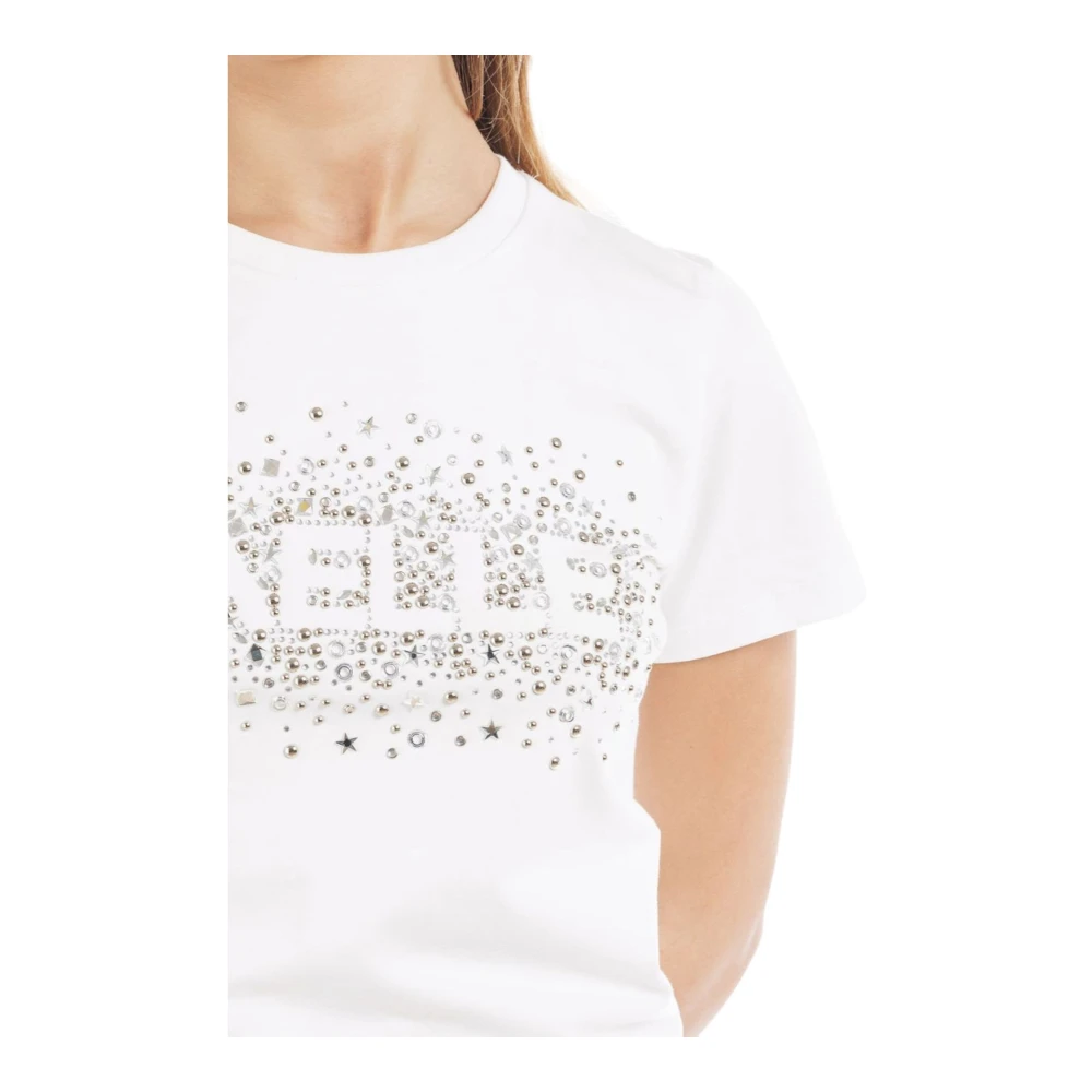 Gaëlle Paris Korte Mouw T-shirt White Dames