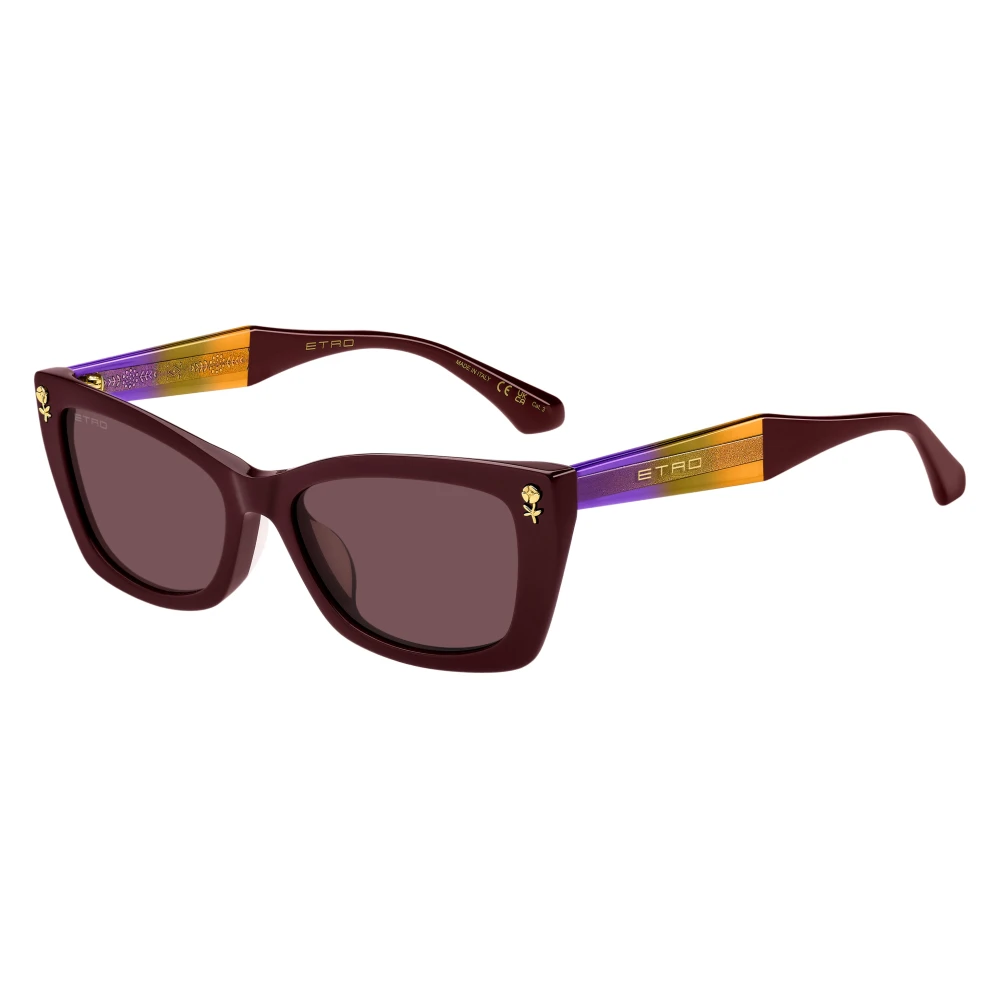 Etro Women's Multicolor Rectangular Sunglasses - Sunglasses - 54 Mm - Accessories