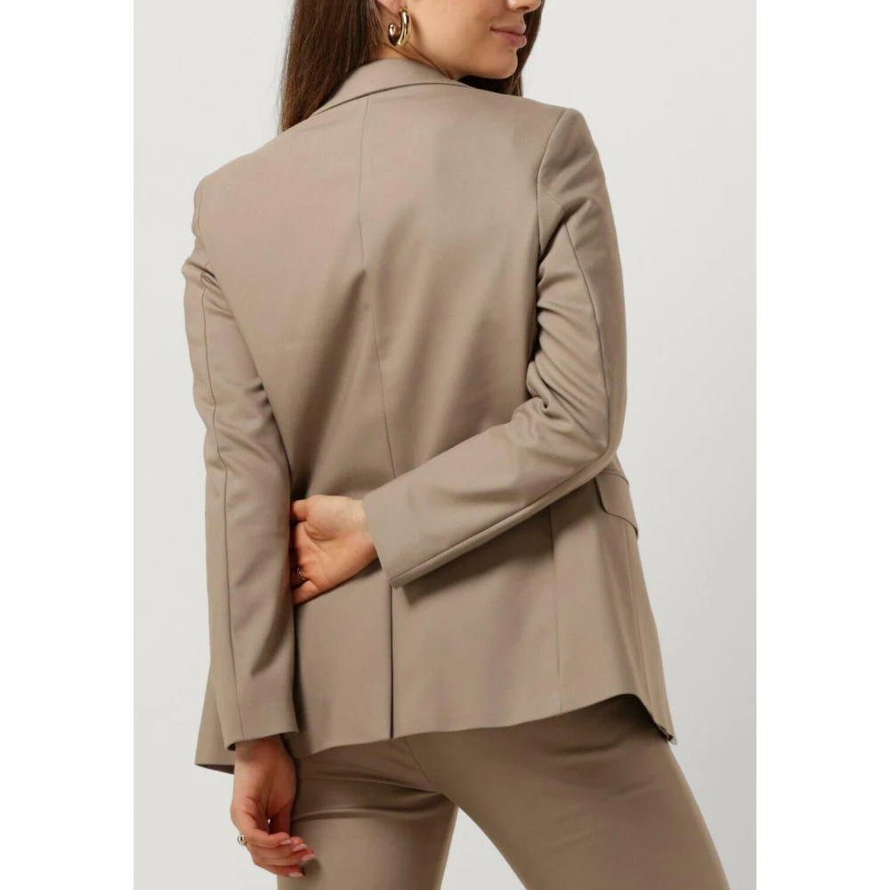 MOS MOSH Beige Mary Knight Blazer Dames Beige Dames