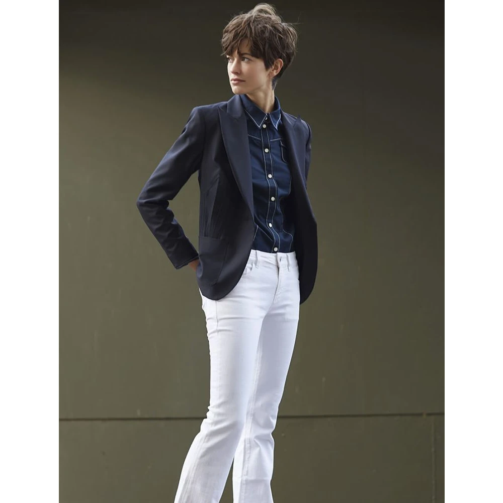 Ines De La Fressange Paris Myrna navy blue shirt Blue Dames