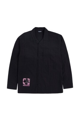 black-nylon-overshirt-with-logo-detail