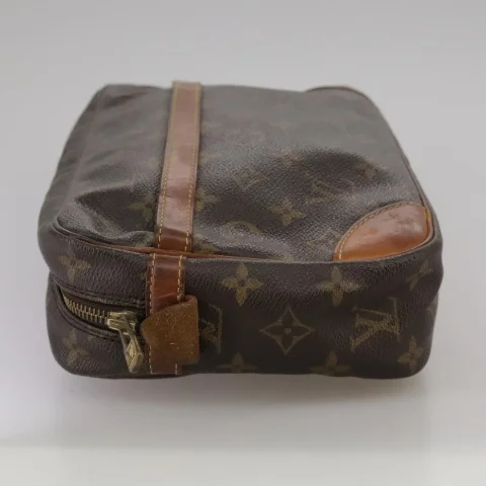 Louis Vuitton Vintage Pre-owned Canvas clutches Brown Dames