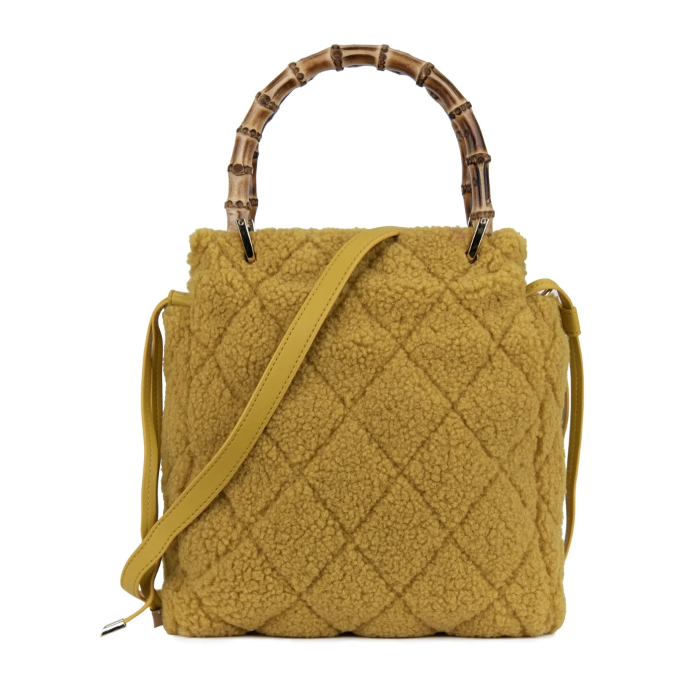 Tosca Blu Schoudertas voor Dames met Magneetsluiting Yellow Dames