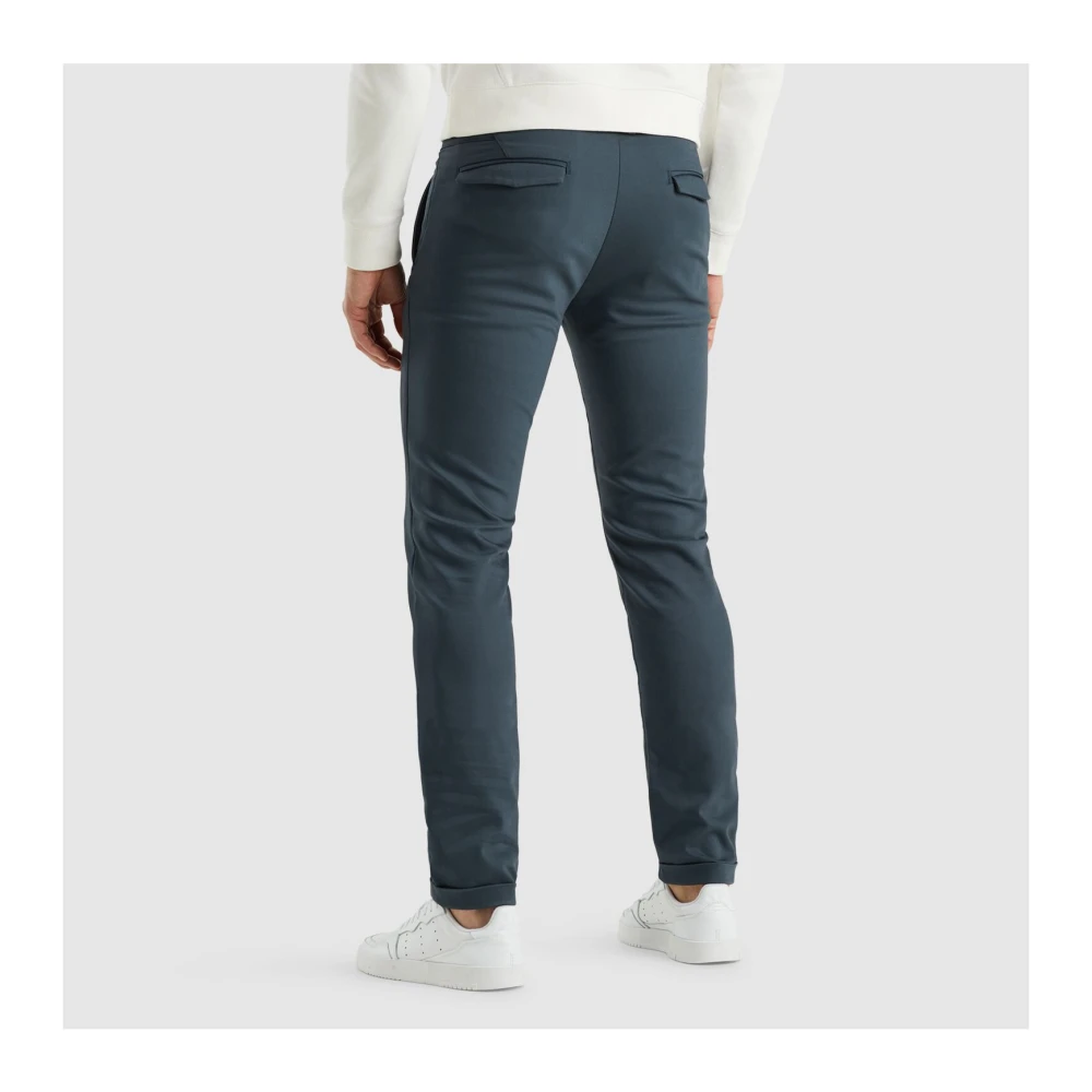 Cast Iron Moderne Slim Fit Chino Broek Blue Heren