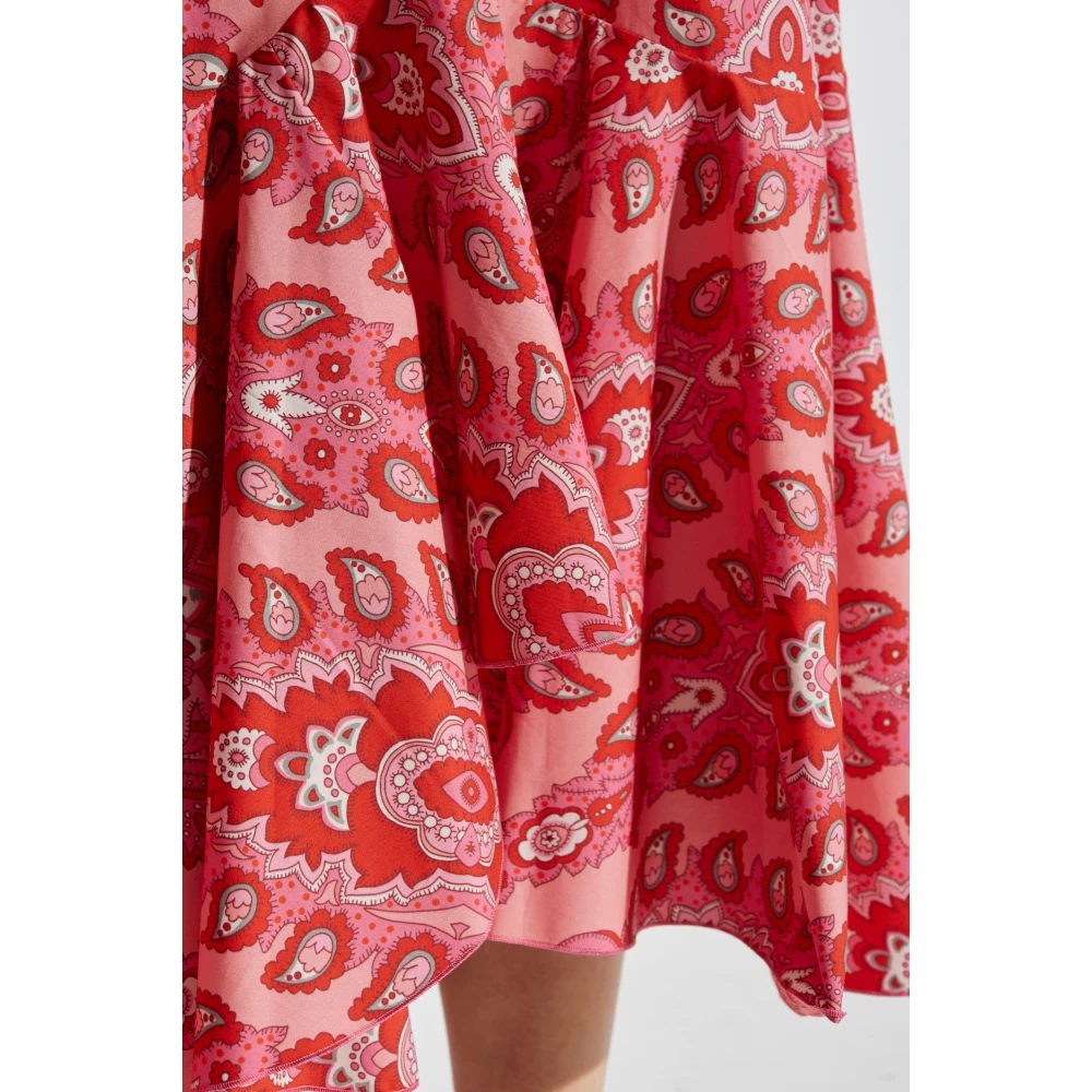 ETRO Katoenen rok met decoratief patroon Red Dames