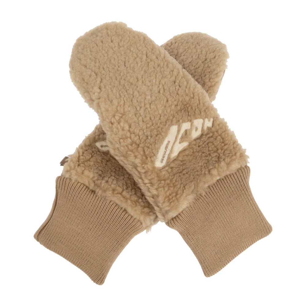 Dsquared2 Wollen handschoenen Beige Dames