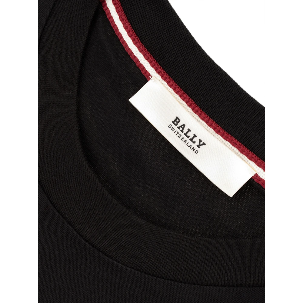 Bally Zwarte Bedrukte T-shirt Black Heren