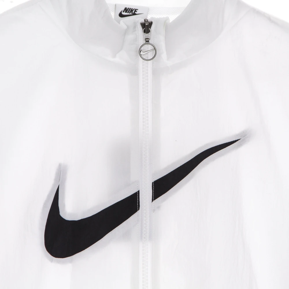 Nike Essential Woven Jacket White Black White Dames