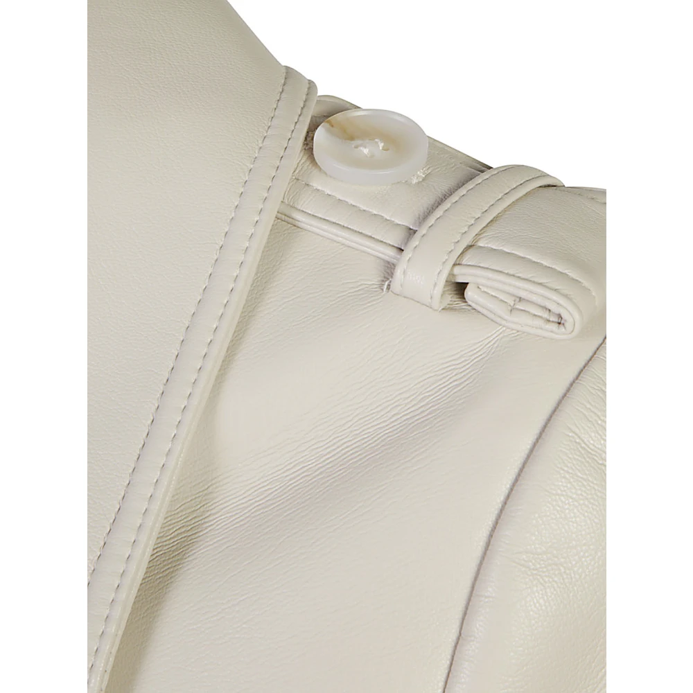 Twinset Witte Parka Jas voor Vrouwen White Dames