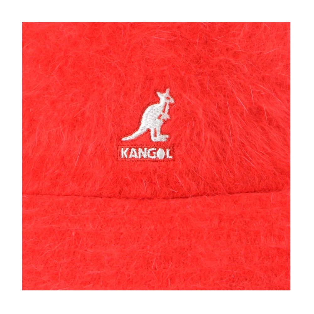 Kangol Casual Rood Bont Hoed Red Unisex