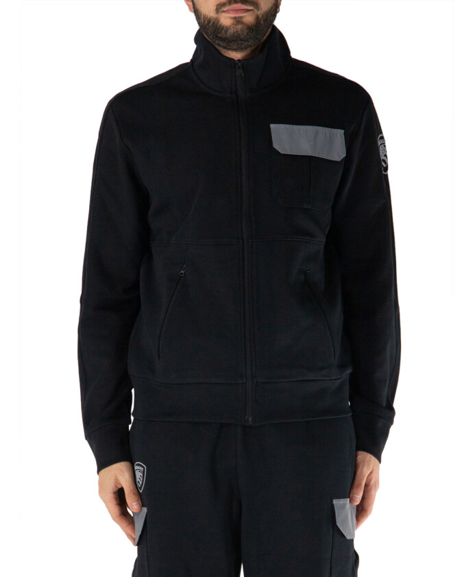sweat-a-capuche-zip-walton-noir