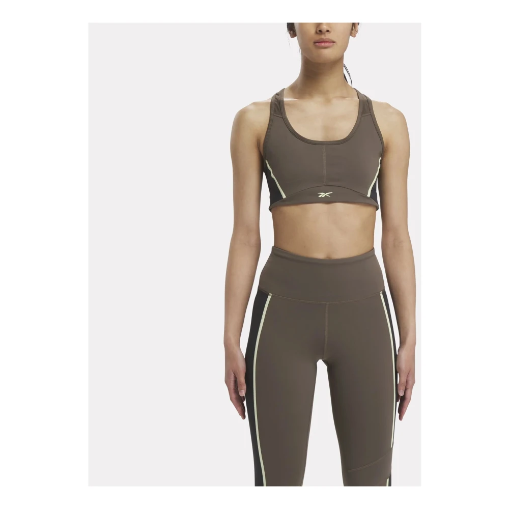 Reebok Racer Bra Luxe Stijl Beige Dames