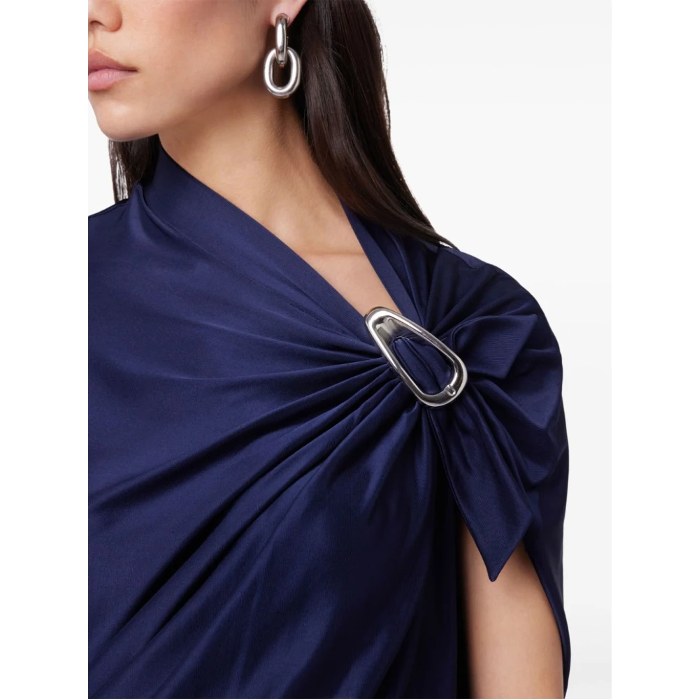 Paco Rabanne Elegante Lange Jurk Blue Dames