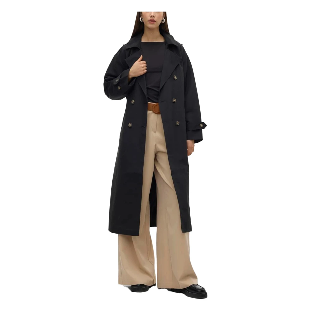 Vero Moda Lente Zomer Dames Jassen en Mantels Black Dames