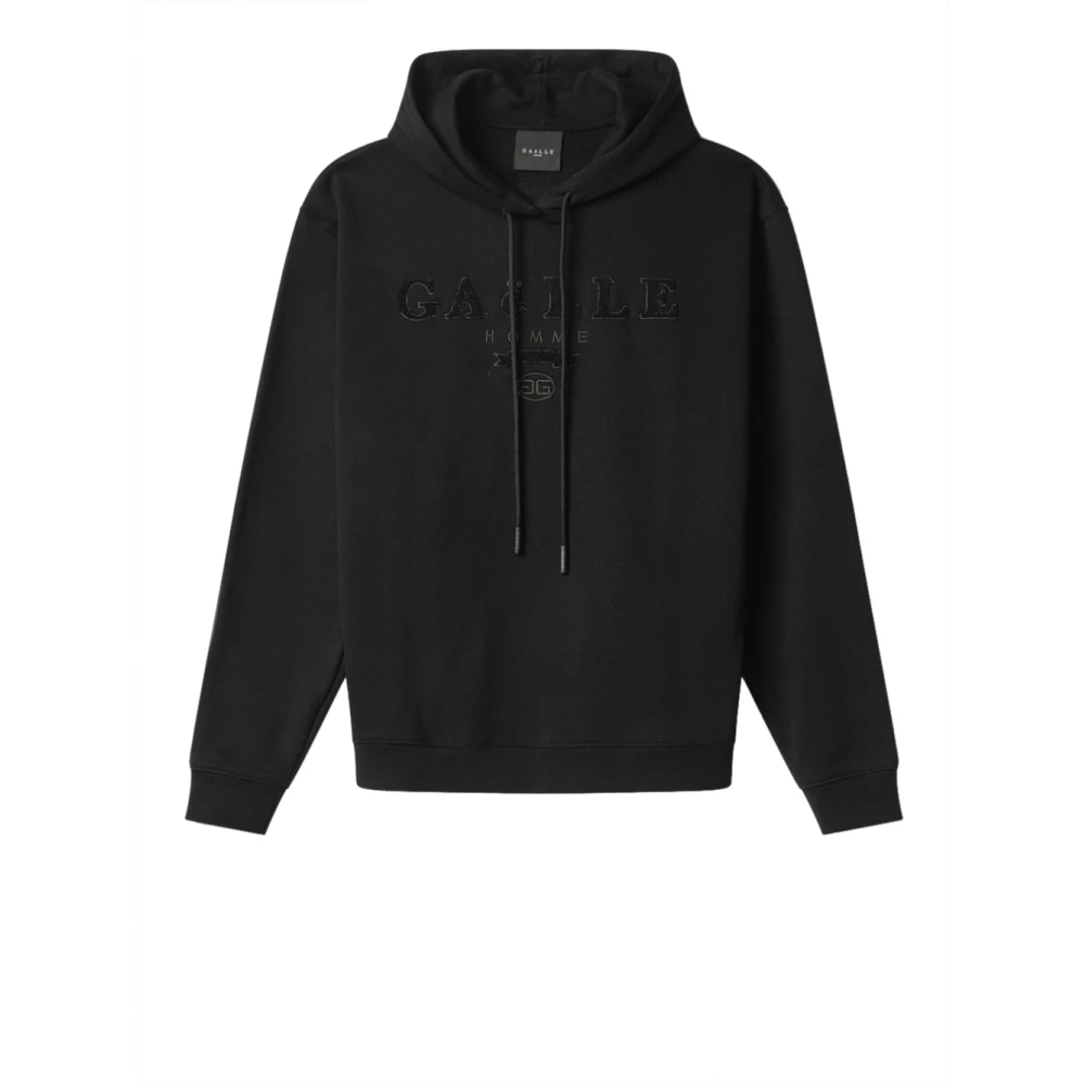 Gaëlle Paris Zwarte hoodie Fw24 25 collectie Black Heren