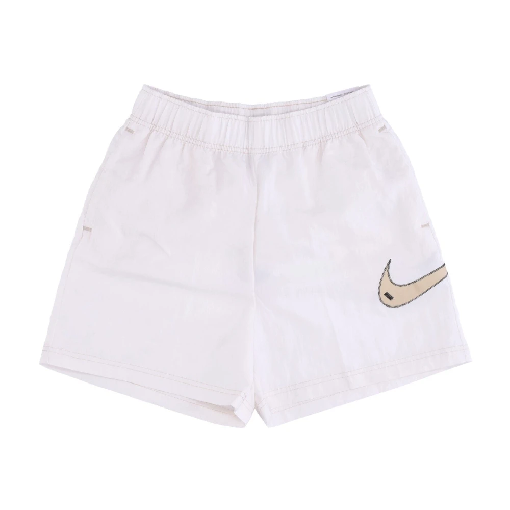 Nike Hoogbouw geweven sportshorts Phantom White Dames