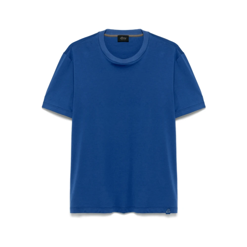 Brioni - Tops > T-Shirts - Blue - Brioni - Modalova