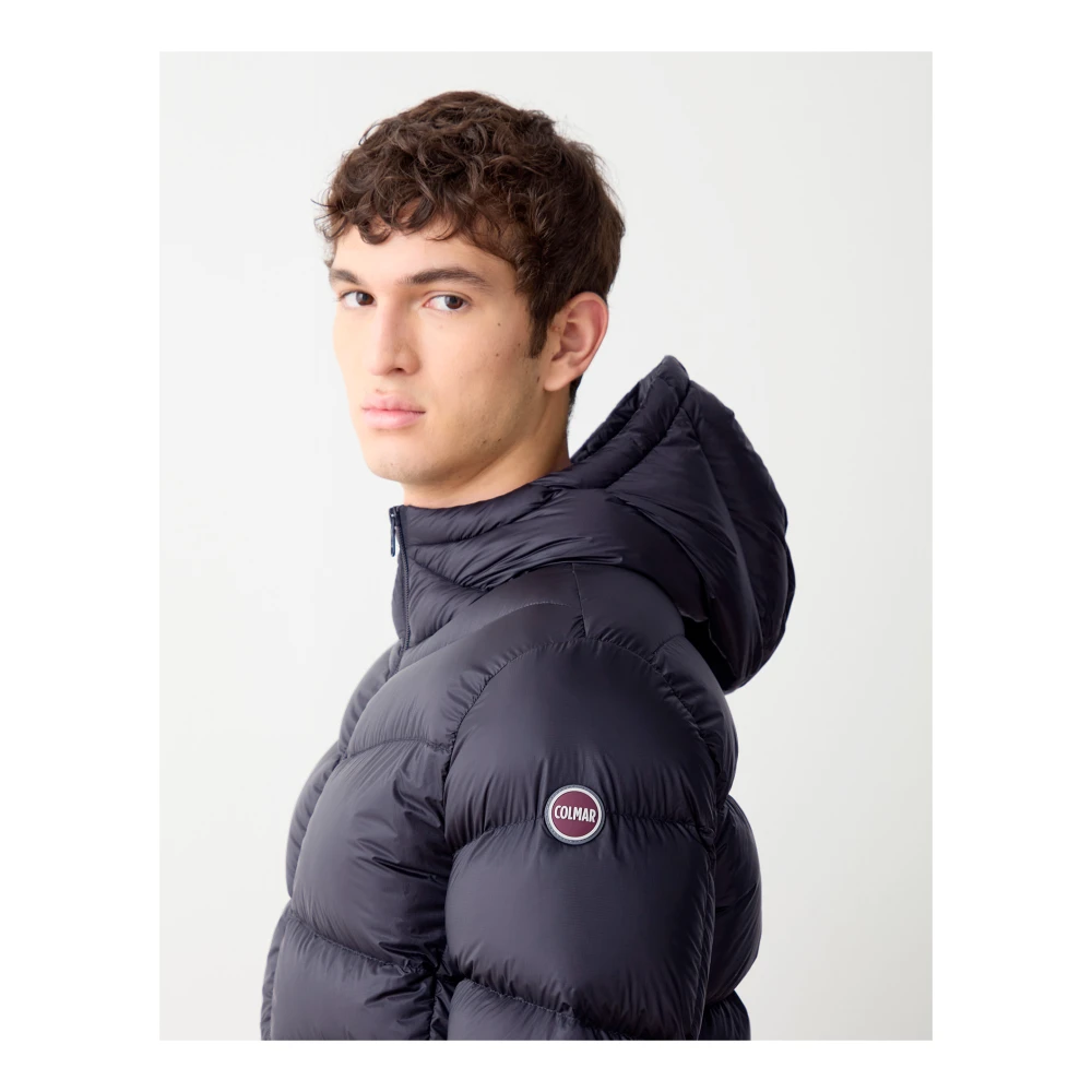 Colmar Blauwe winterjas met ritssluiting Blue Heren