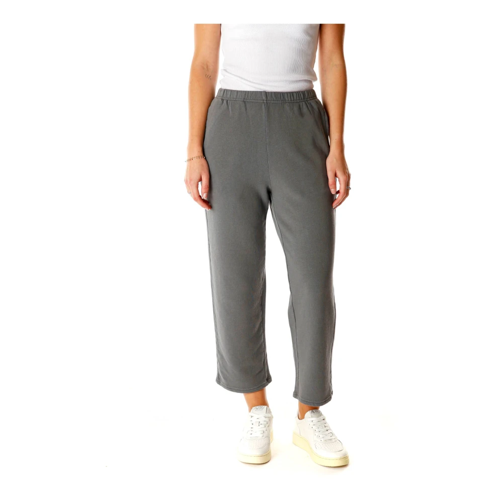 American vintage Lichte joggingbroek met zijzakken Gray Dames