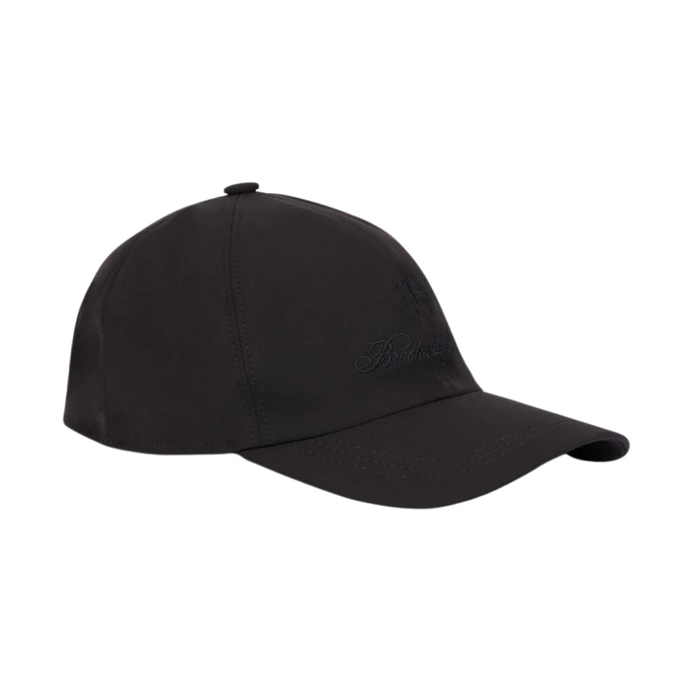 Brooks Brothers Men's Black Hats & Caps, One Size, Classic Logo Baseball Cap