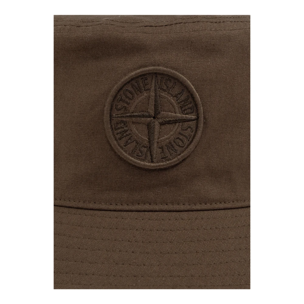 Stone Island Pet met logo Brown Heren