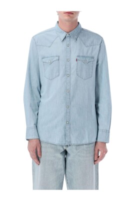 chemise-western-en-denim-a-manches-longues